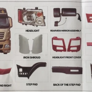 Auto Body Accessories DAYUN Heavy Truck Inner Appearance Accessories for DAYUN Cab Series