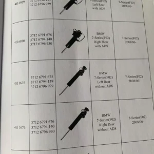 Suitable for All Shock Absorbers of All BMW Car Models