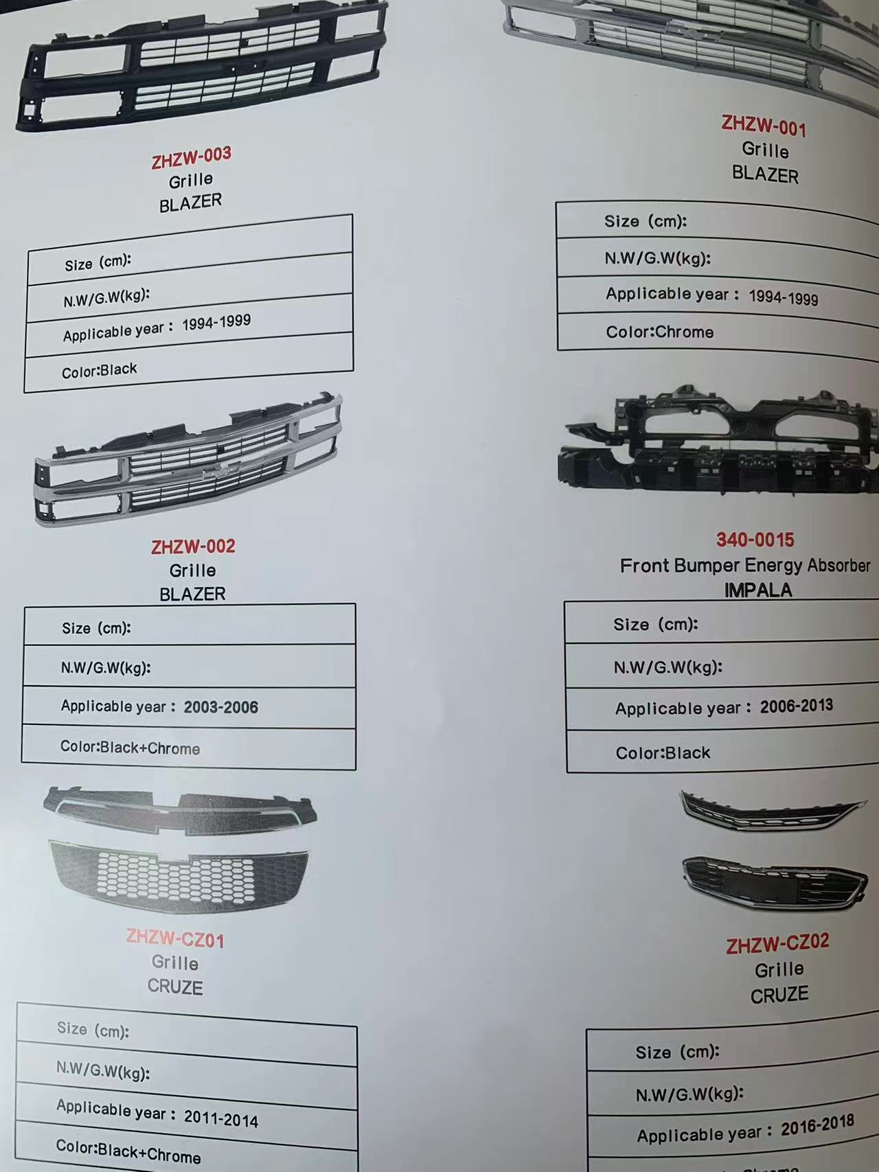 Complete Lineup of Parts for Chevrolet Pickups - Image 11