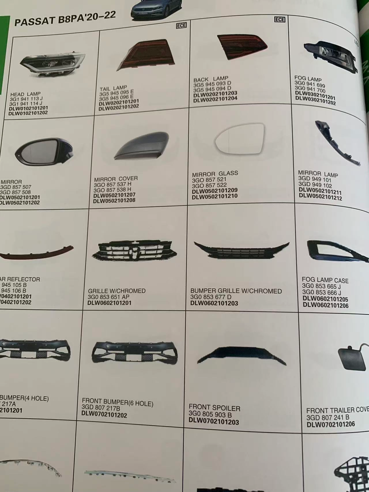 Volkswagen Passat Full Series Parts - الصورة 2