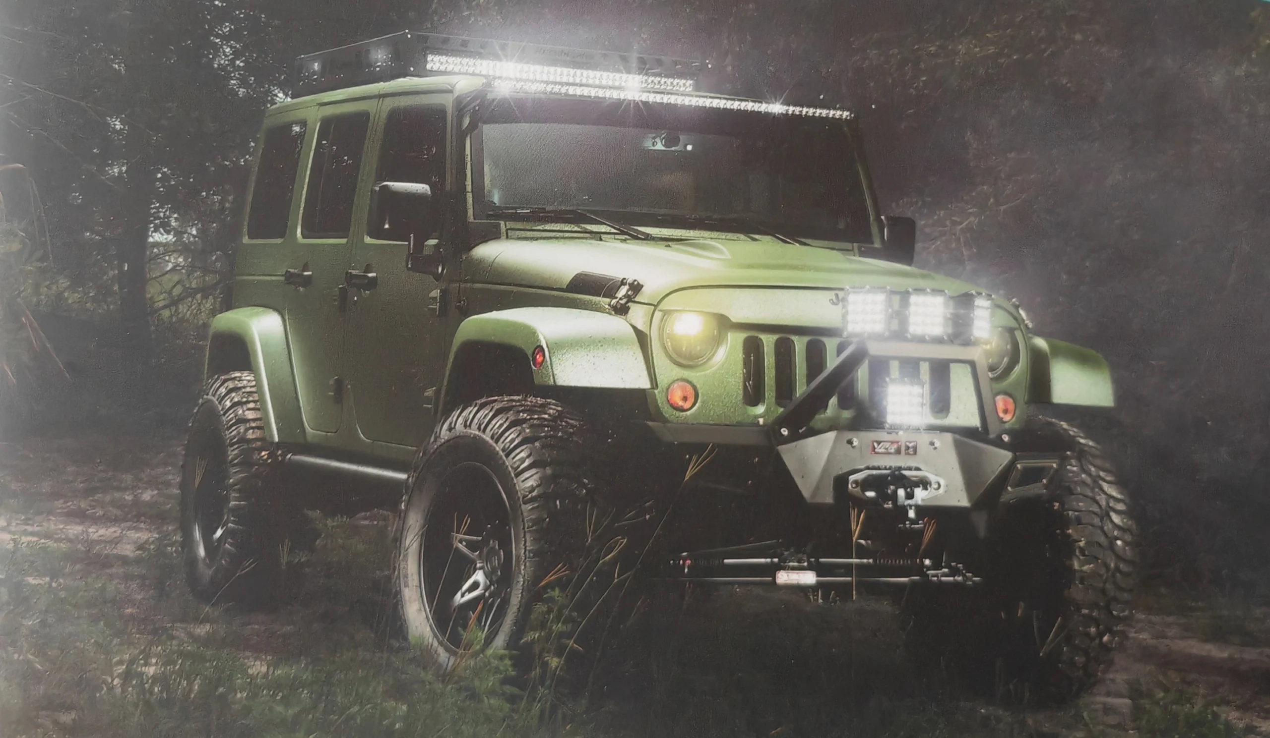 Focus on WRANGLER SERIES parts, car cross-country modified sheet metal parts