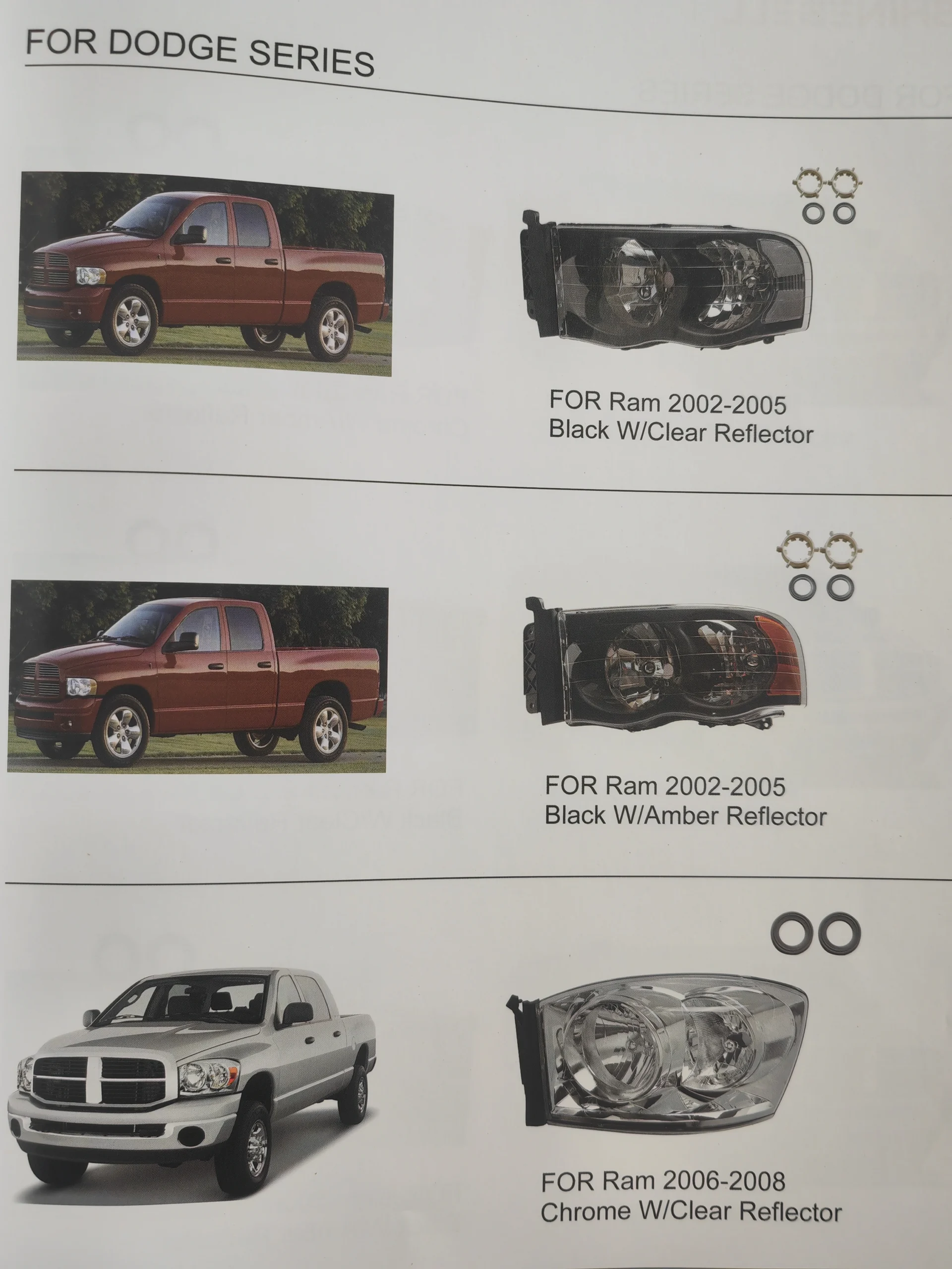 Front headlights for DODGE series SUV - Image 3