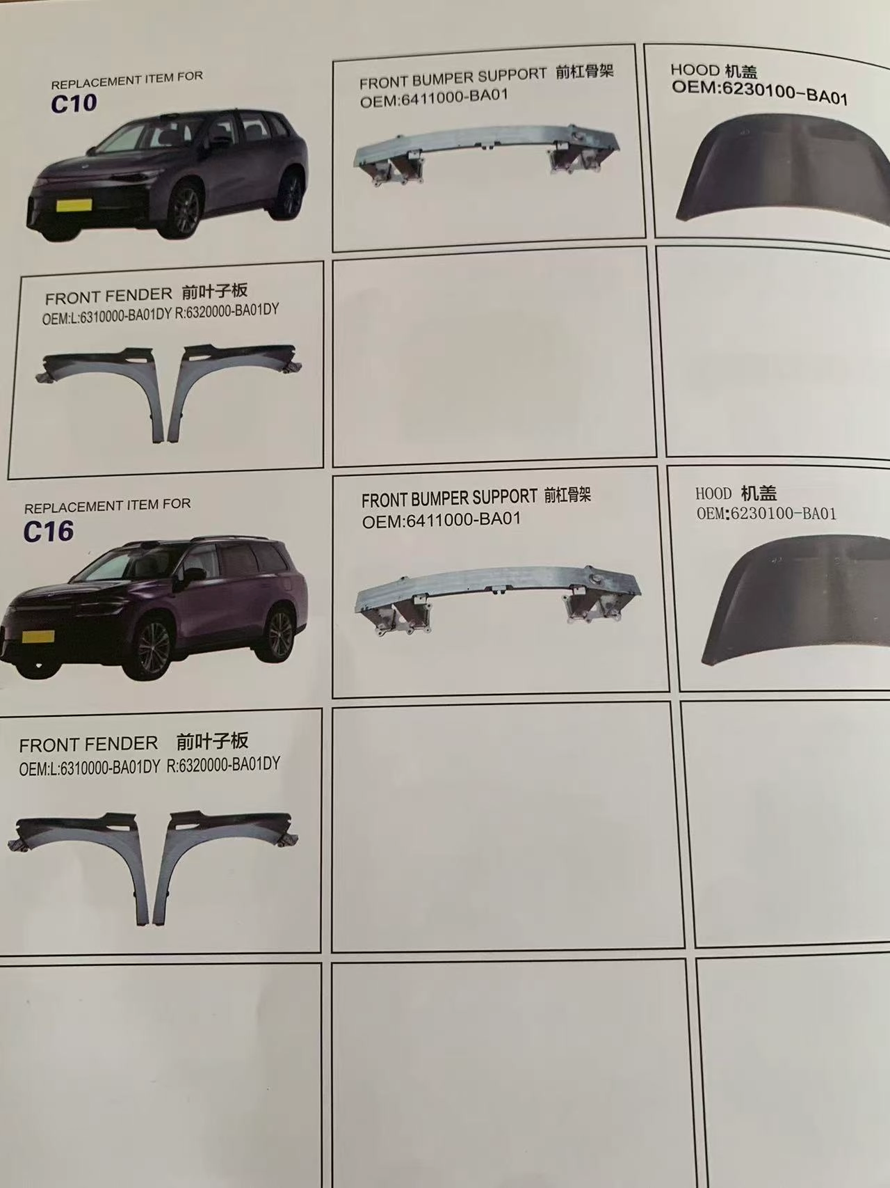 Leapmotor Full-range Vehicle Parts - Image 7