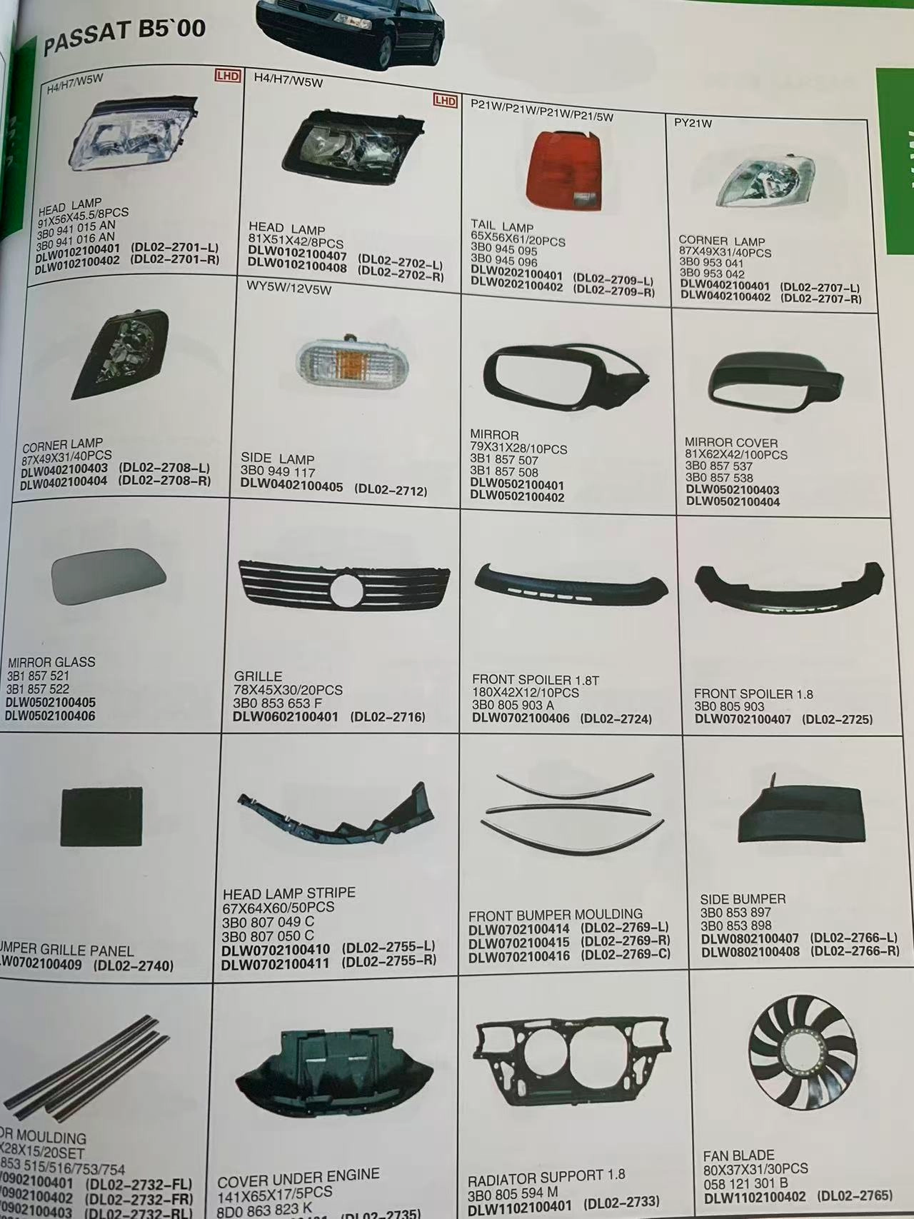 Volkswagen Passat Full Series Parts - الصورة 8
