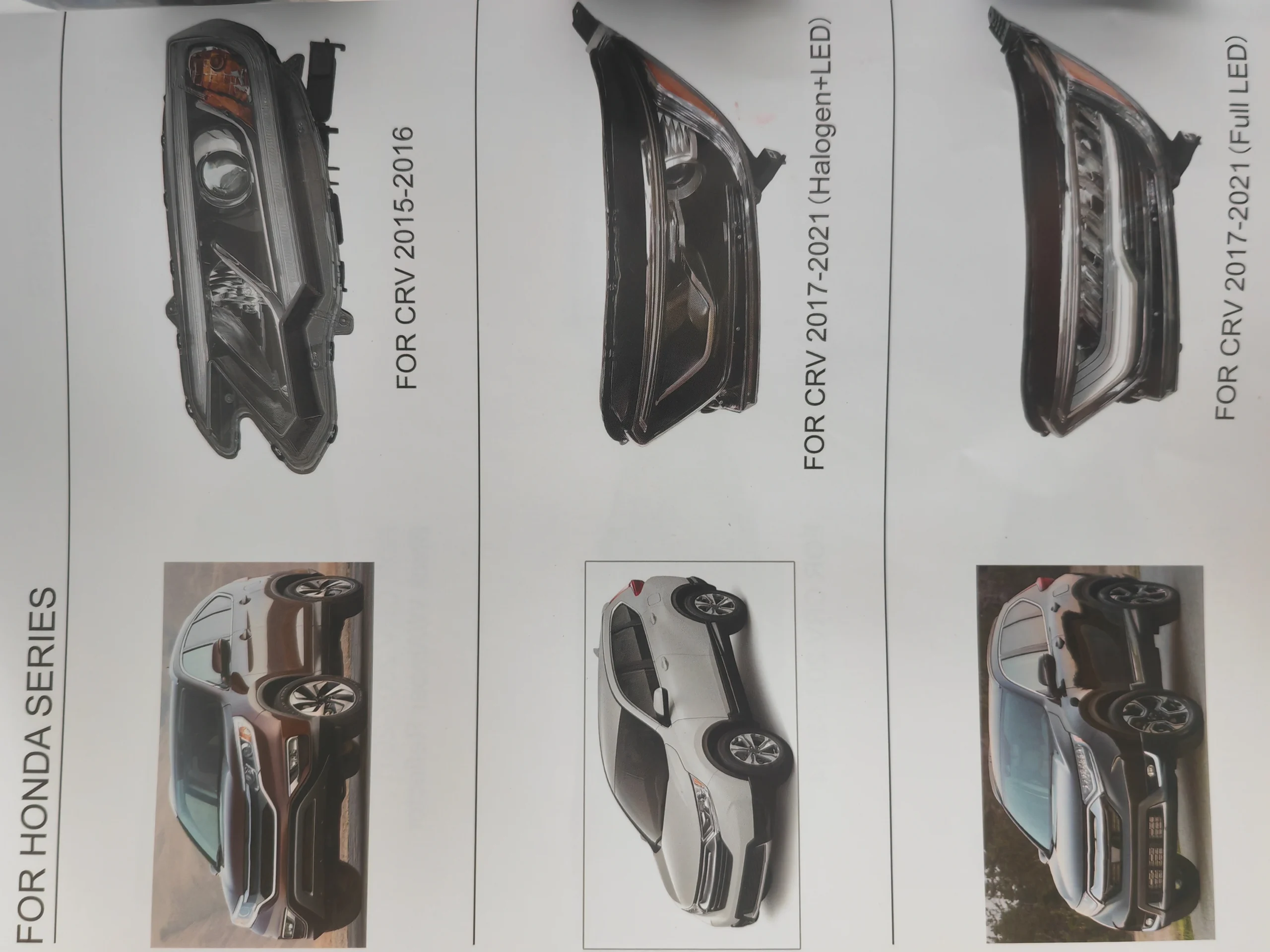 Front headlights for HONDA series SUV — изображение 18