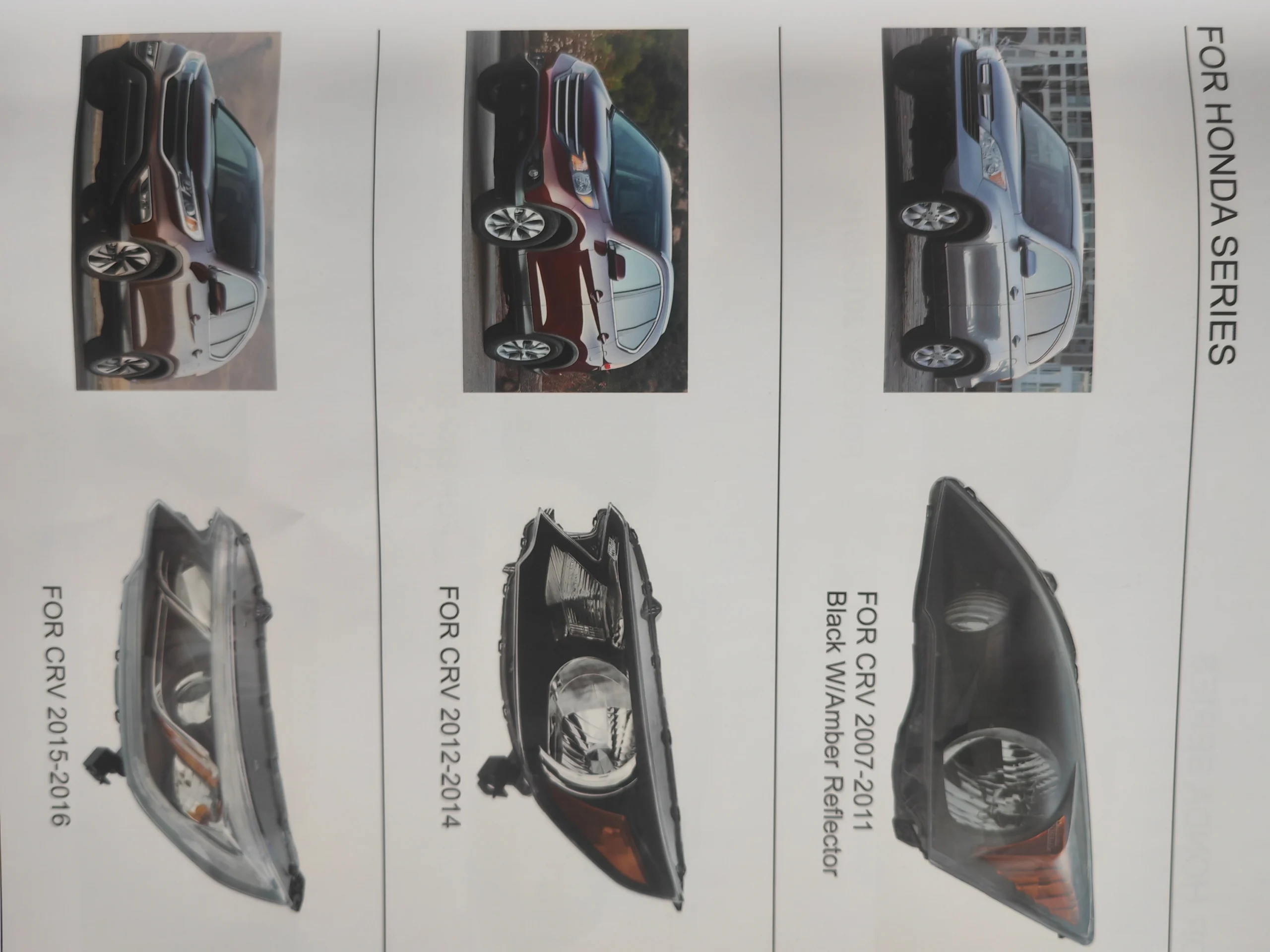 Front headlights for HONDA series SUV — изображение 22