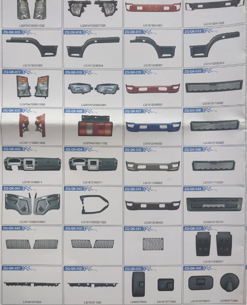Auto Body Accessories Supply Original Truck Parts Light Truck Cab Parts for HOWO Truck – Image 6